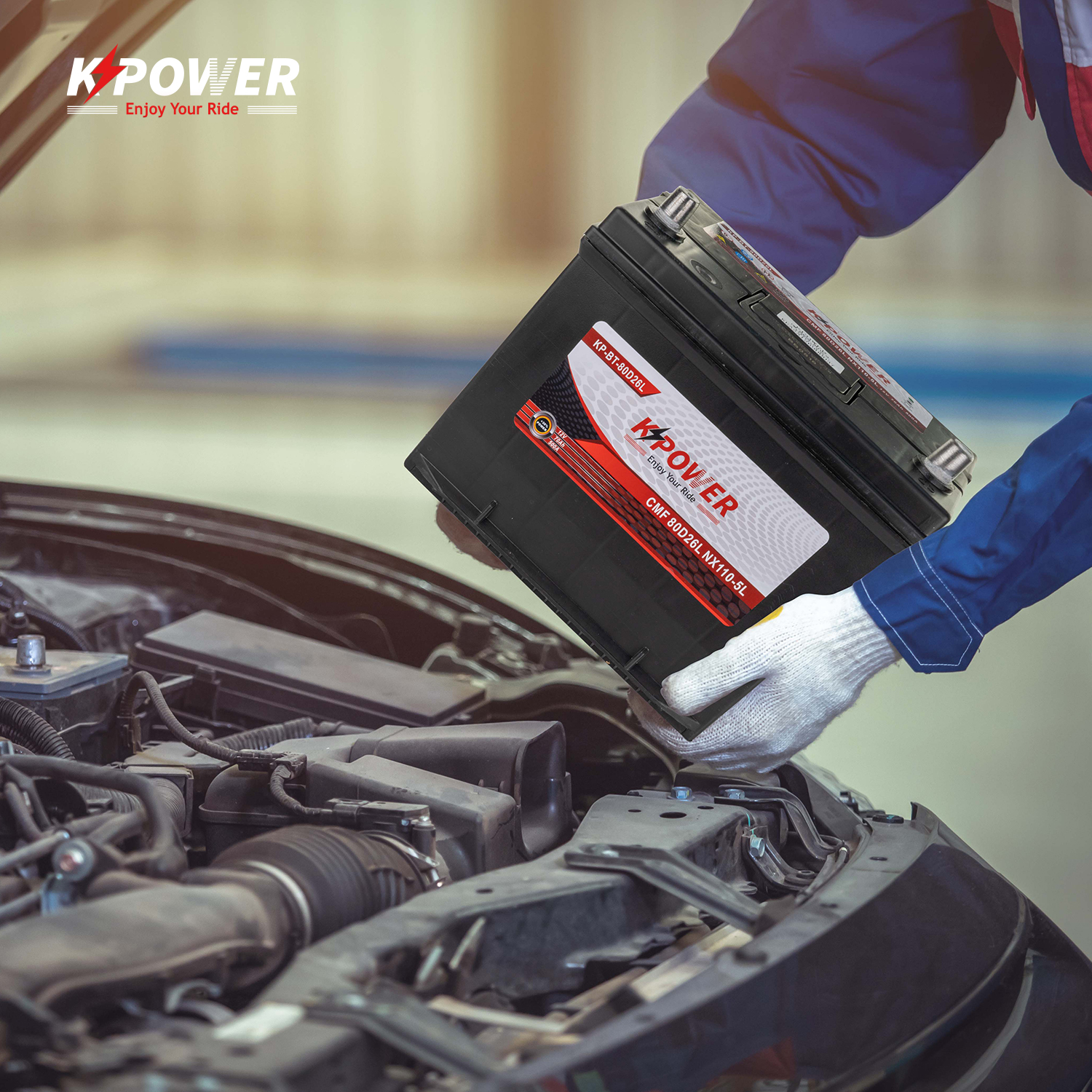 K Power NX110L - 80D26L Car Battery - K Power